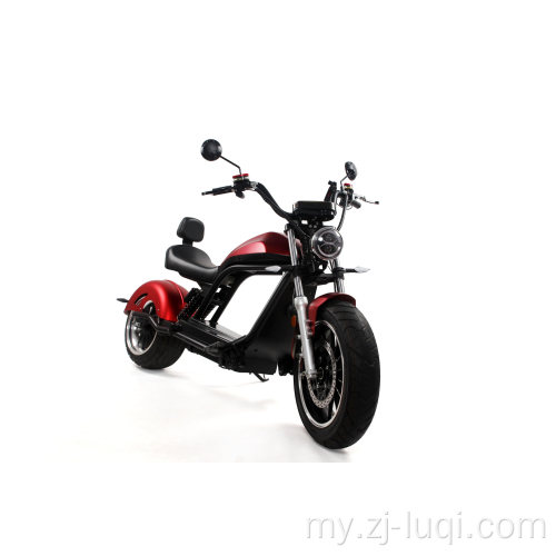 နှစ်ဆထိုင်ခုံ scooter နှင့်အတူဘက်ထရီလျှပ်စစ်မော်တော်ဆိုင်ကယ်